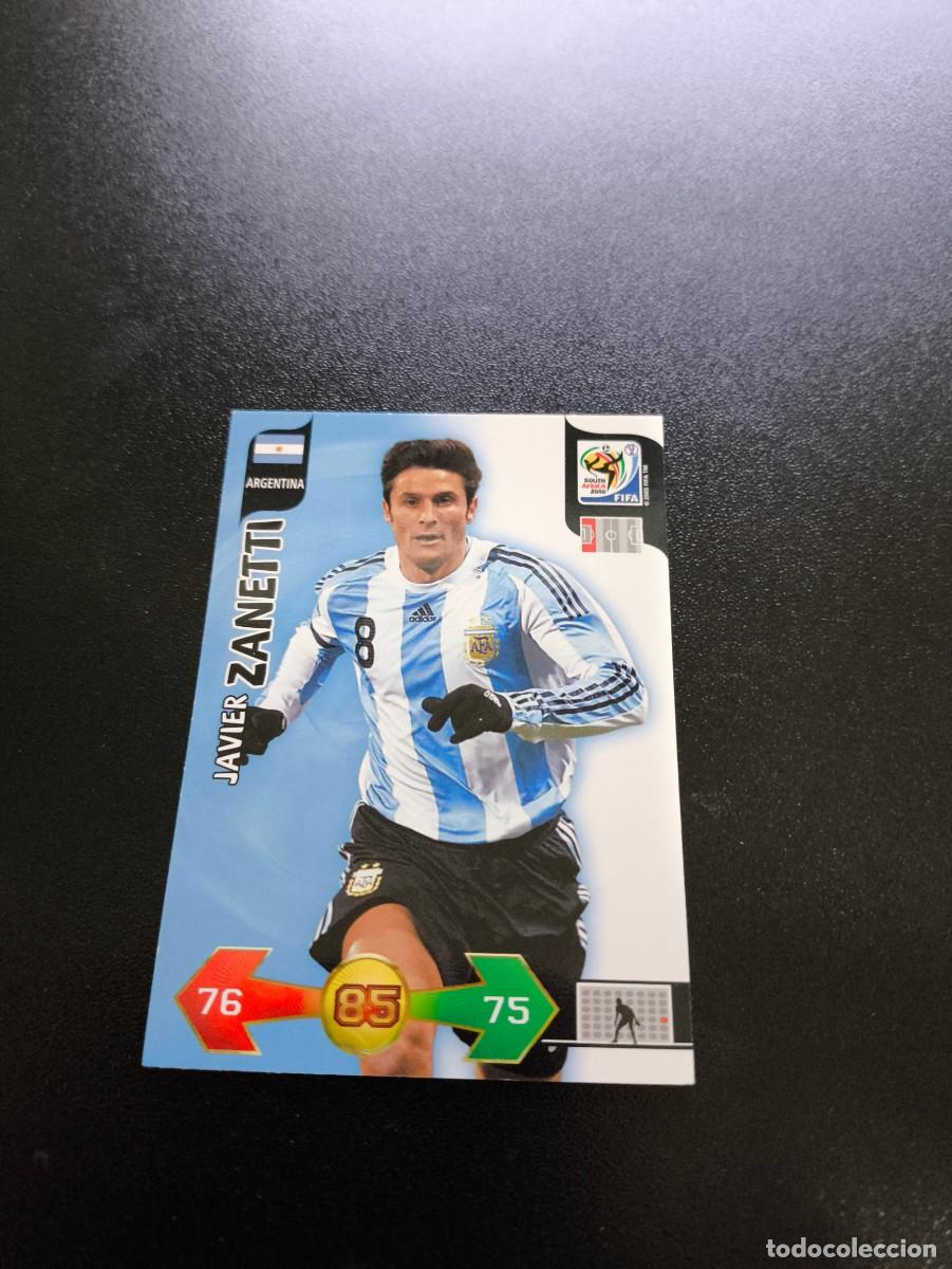 Cromos de F&uacute;tbol: Javier Zanetti ARGENTINA ADRENALYN XL MUNDIAL SOUTH AFRICA 2010 WORLD CUP PANINI NO LIGA ESTE