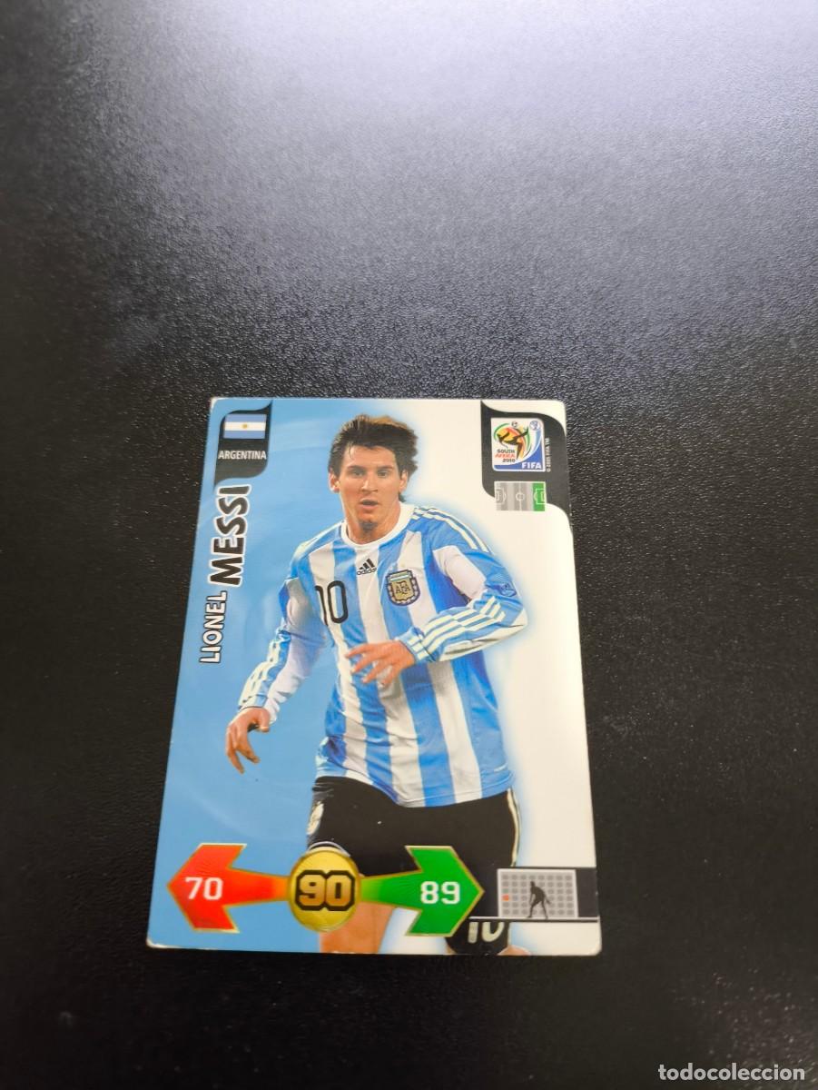 Cromos de F&uacute;tbol: Lionel Messi ARGENTINA ADRENALYN XL MUNDIAL SOUTH AFRICA 2010 WORLD CUP PANINI NO LIGA ESTE