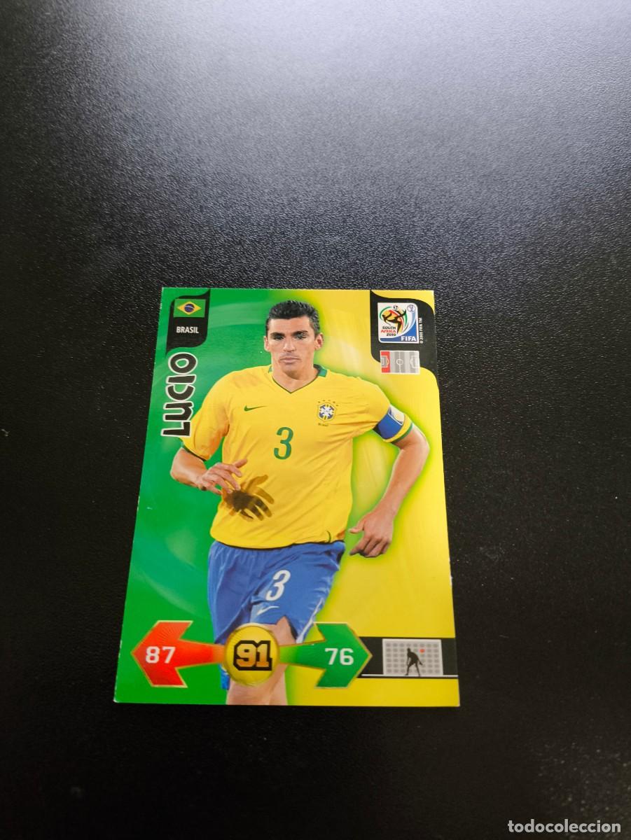 Cromos de F&uacute;tbol: Lucio BRASIL ADRENALYN XL MUNDIAL SOUTH AFRICA 2010 WORLD CUP PANINI NO LIGA ESTE