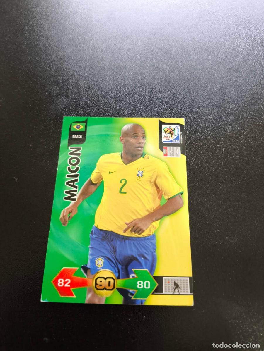 Cromos de F&uacute;tbol: Maicon BRASIL ADRENALYN XL MUNDIAL SOUTH AFRICA 2010 WORLD CUP PANINI NO LIGA ESTE