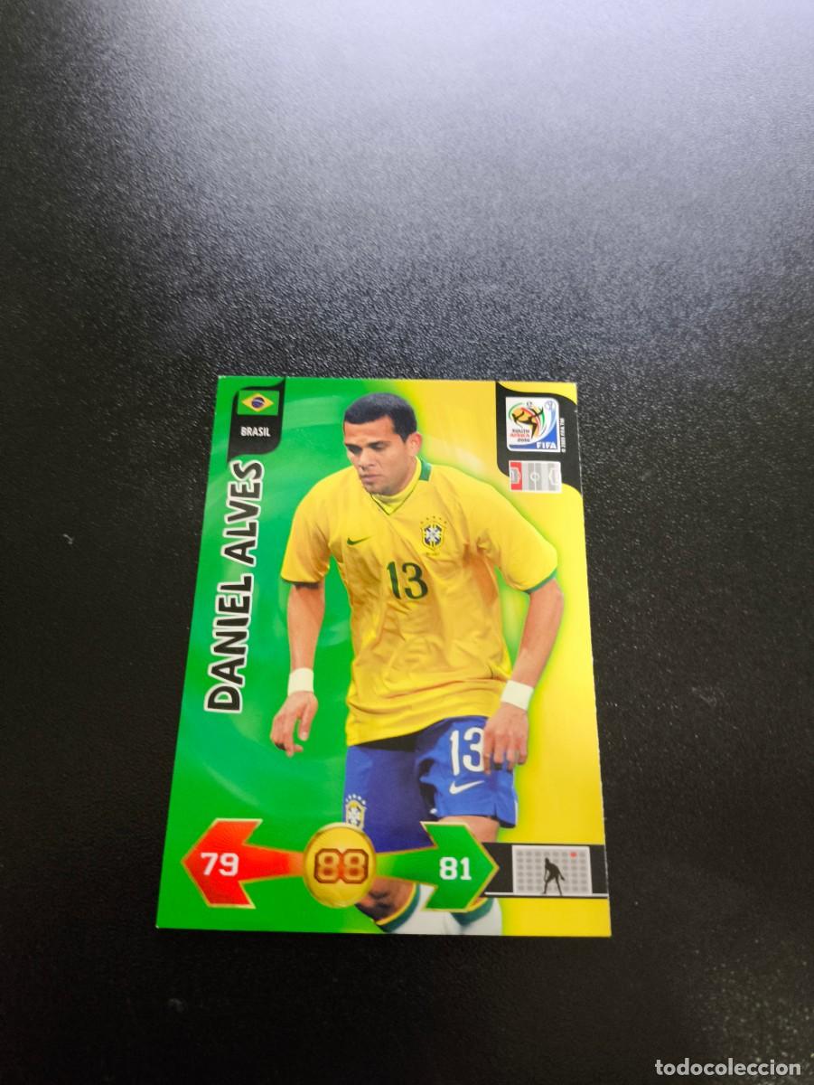Cromos de F&uacute;tbol: Daniel Alves BRASIL ADRENALYN XL MUNDIAL SOUTH AFRICA 2010 WORLD CUP PANINI NO LIGA ESTE