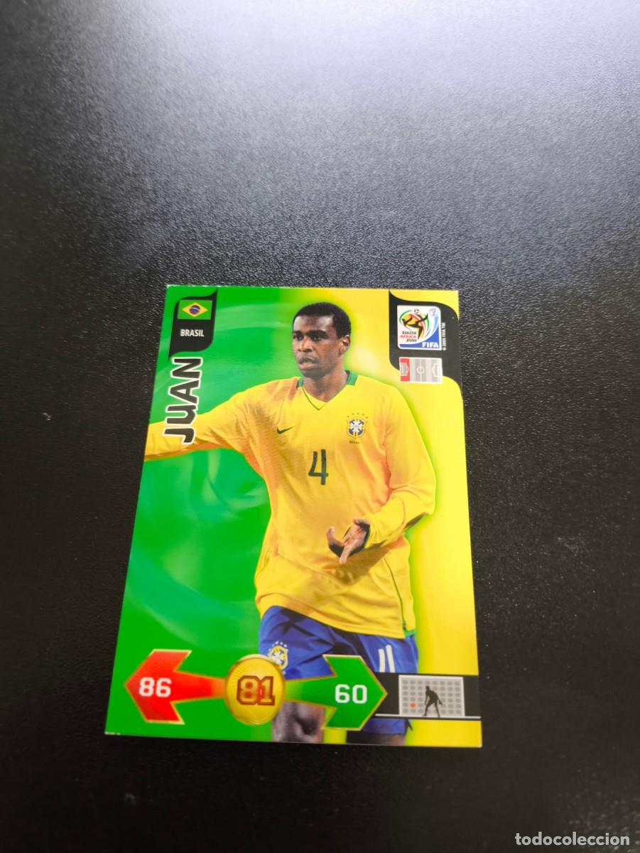 Cromos de F&uacute;tbol: Juan BRASIL ADRENALYN XL MUNDIAL SOUTH AFRICA 2010 WORLD CUP PANINI NO LIGA ESTE