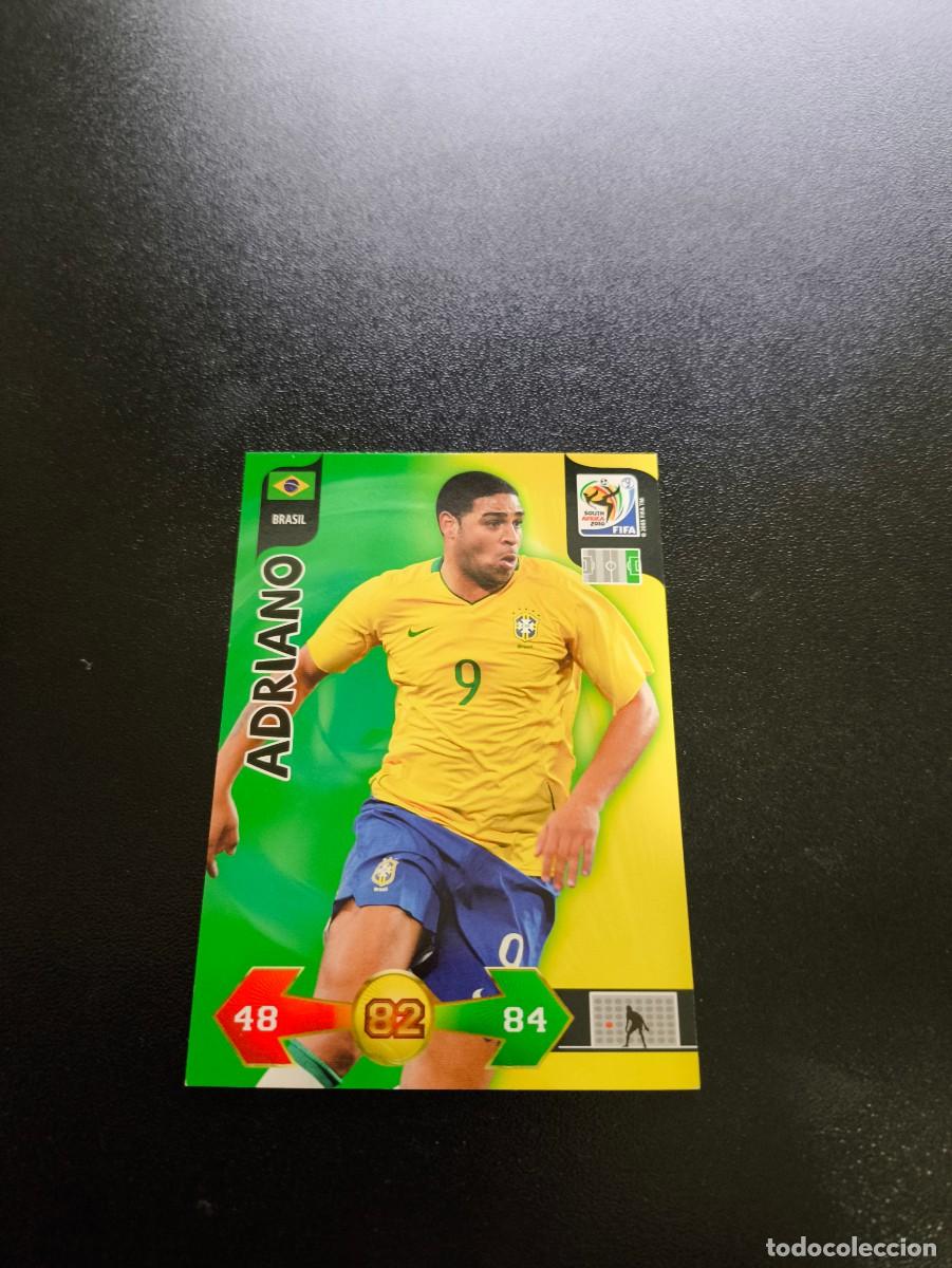 Cromos de F&uacute;tbol: Adriano BRASIL ADRENALYN XL MUNDIAL SOUTH AFRICA 2010 WORLD CUP PANINI NO LIGA ESTE