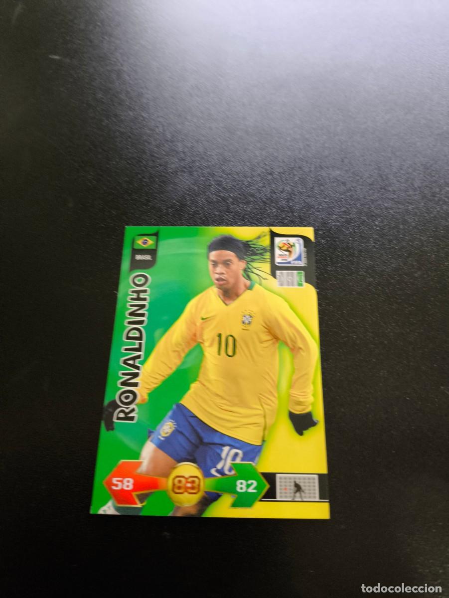 Cromos de F&uacute;tbol: Ronaldinho BARCELONA BRASIL ADRENALYN XL MUNDIAL SOUTH AFRICA 2010 WORLD CUP PANINI NO LIGA ESTE