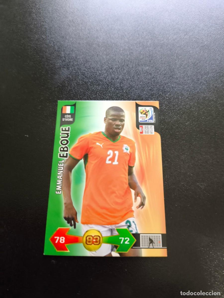 Cromos de F&uacute;tbol: Emmanuel Eboue COSTA DE MARFIL ADRENALYN XL MUNDIAL SOUTH AFRICA 2010 WORLD CUP PANINI LIGA ESTE