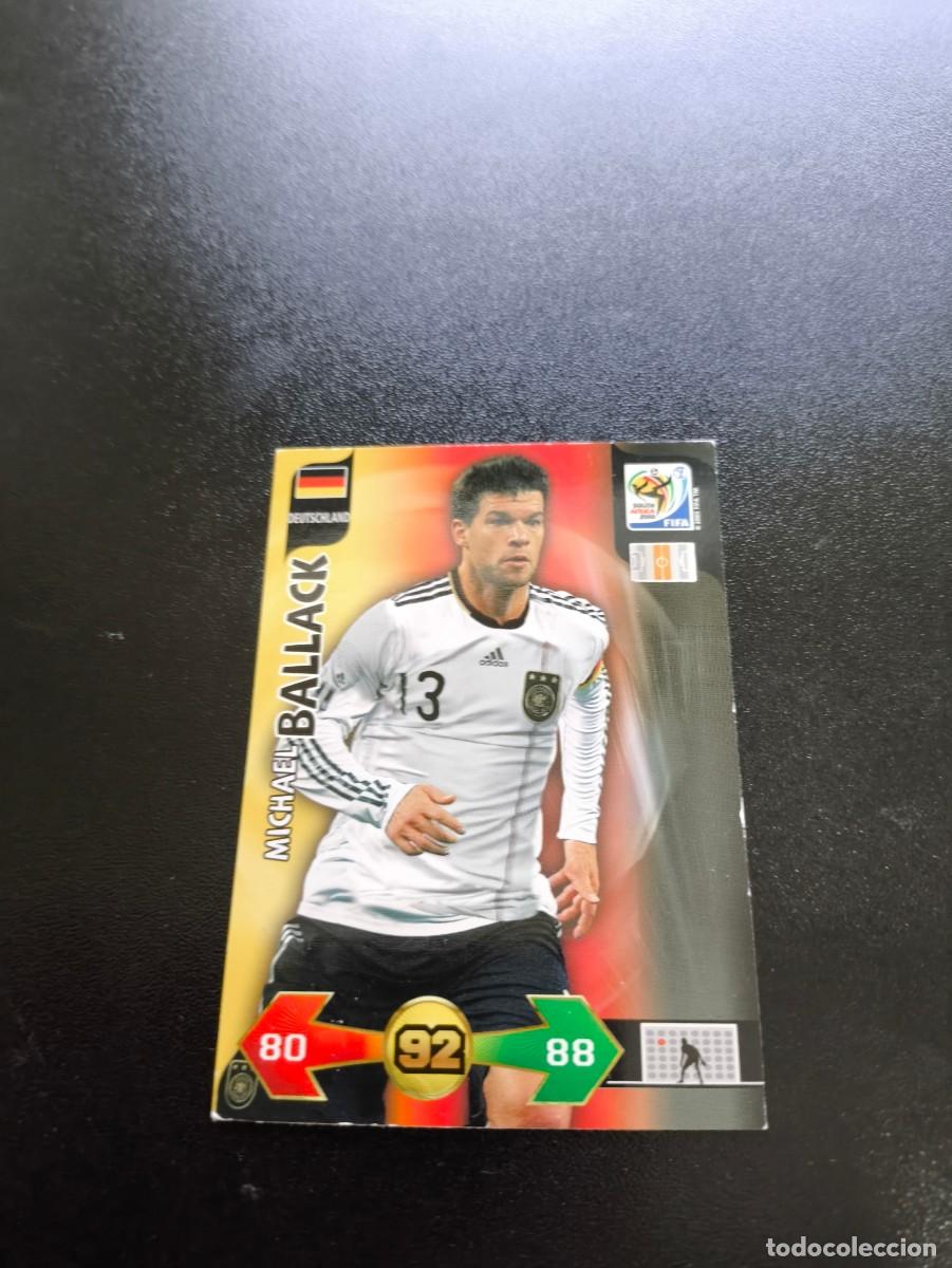 Cromos de F&uacute;tbol: Michael Ballack ALEMANIA ADRENALYN XL MUNDIAL SOUTH AFRICA 2010 WORLD CUP PANINI LIGA ESTE