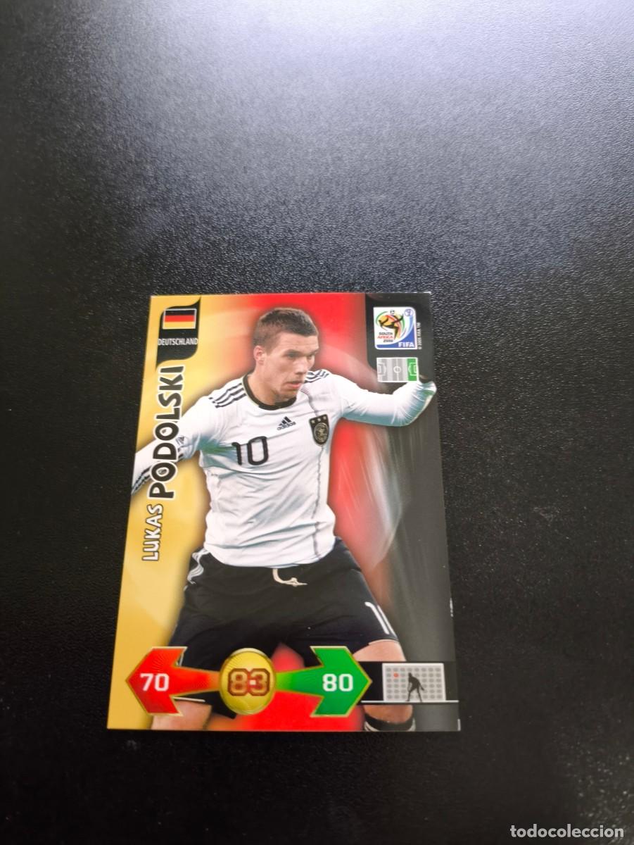 Cromos de F&uacute;tbol: Lukas Podolski ALEMANIA ADRENALYN XL MUNDIAL SOUTH AFRICA 2010 WORLD CUP PANINI LIGA ESTE