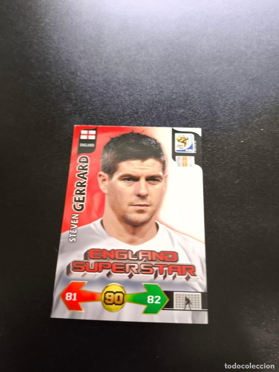 Cromos de F&uacute;tbol: Steven Gerrard UK VERSION INGLATERRA ADRENALYN XL MUNDIAL SOUTH AFRICA 2010 WORLD CUP PANINI LIGA