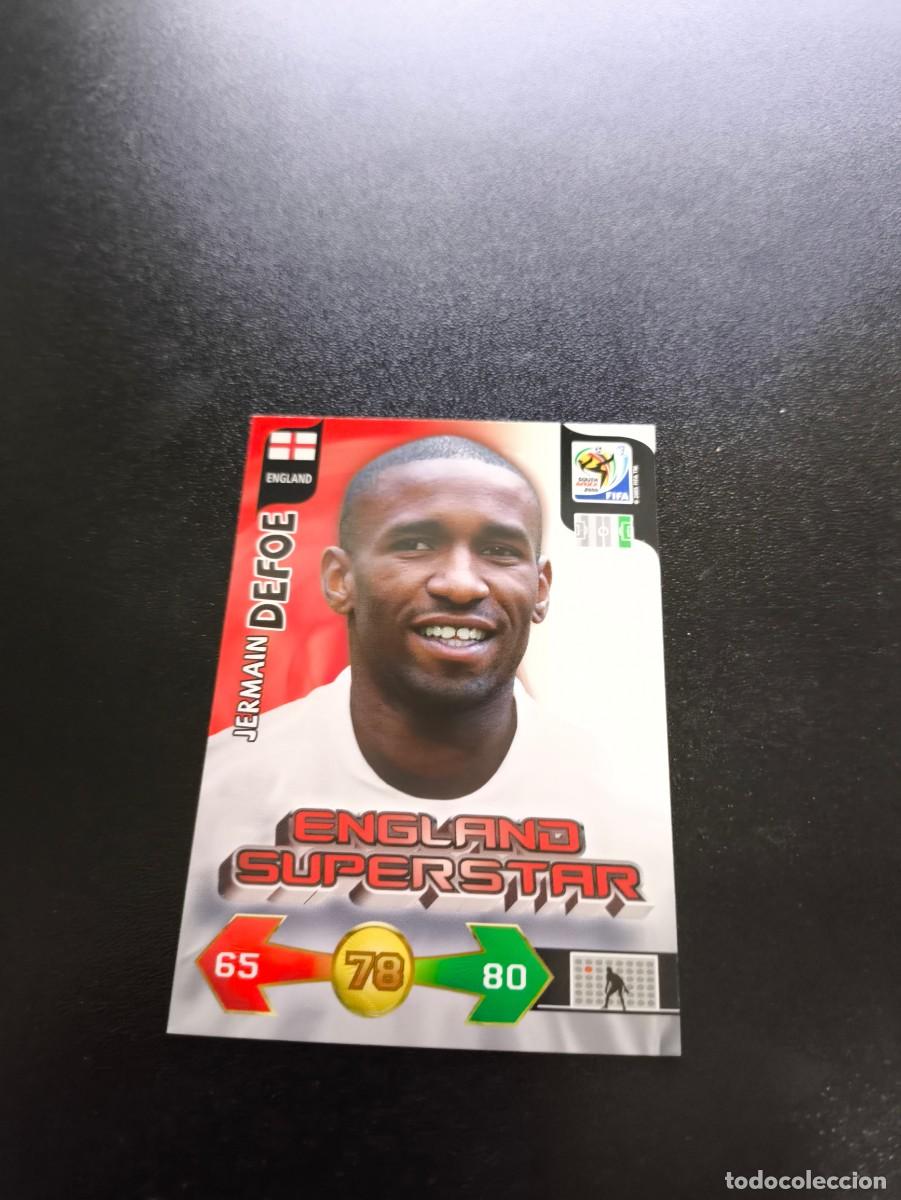 Figurine di Calcio: Jermain Defoe UK VERSION INGLATERRA ADRENALYN XL MUNDIAL SOUTH AFRICA 2010 WORLD CUP PANINI LIGA