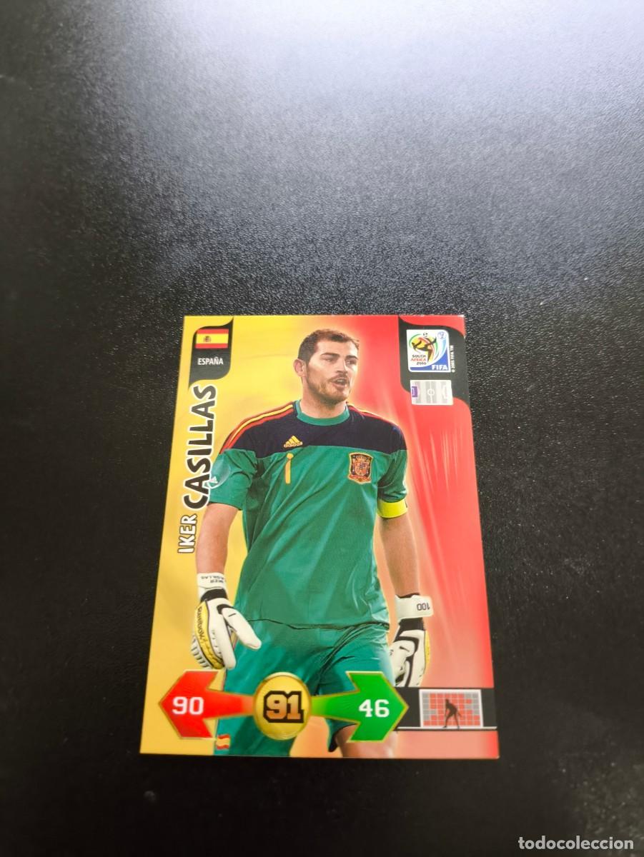 Cromos de F&uacute;tbol: IKER CASILLAS REAL MADRID ESPA&Ntilde;A ADRENALYN XL MUNDIAL SOUTH AFRICA 2010 WORLD CUP PANINI LIGA ESTE