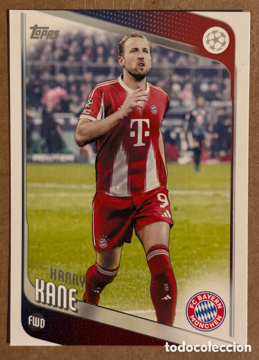 Cromos de F&uacute;tbol: HARRY KANE (FC BAYERN MUNICH). CARTA TOPPS UEFA CLUB COMPETITIONS 2025/26. #182.