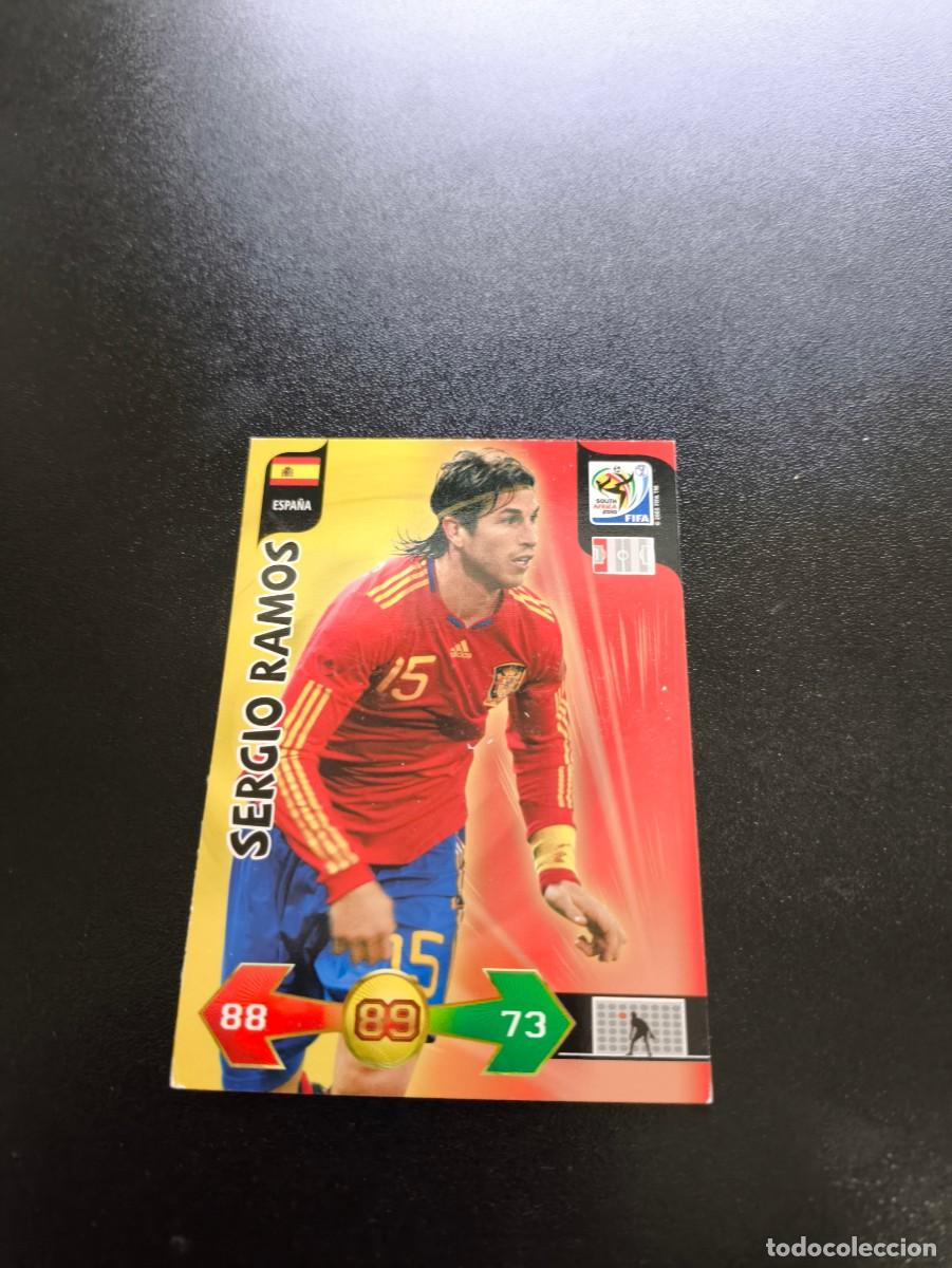 Cromos de F&uacute;tbol: SERGIO RAMOS REAL MADRID ESPA&Ntilde;A ADRENALYN XL MUNDIAL SOUTH AFRICA 2010 WORLD CUP PANINI LIGA ESTE