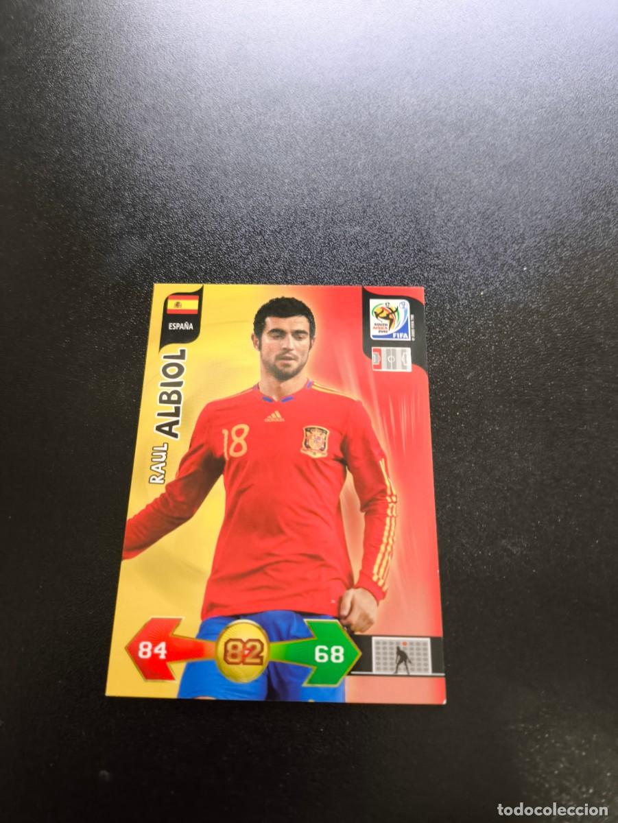 Cromos de F&uacute;tbol: RAUL ALBIOL UK VERSION ESPA&Ntilde;A ADRENALYN XL MUNDIAL SOUTH AFRICA 2010 WORLD CUP PANINI LIGA ESTE