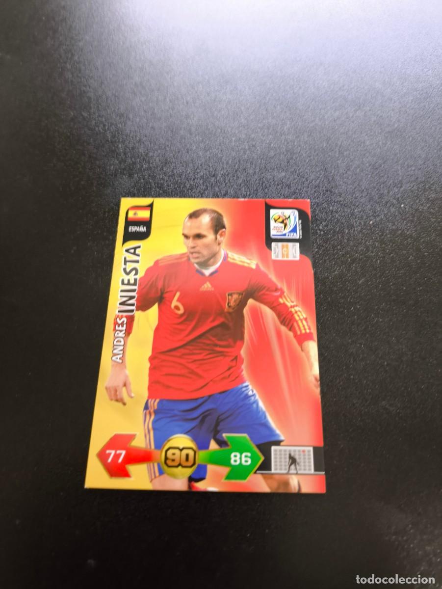 Cromos de F&uacute;tbol: ANDRES INIESTA BARCELONA ESPA&Ntilde;A ADRENALYN XL MUNDIAL SOUTH AFRICA 2010 WORLD CUP PANINI LIGA ESTE