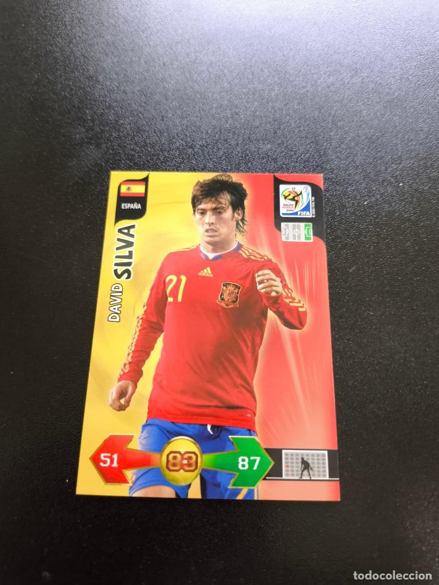 Cromos de F&uacute;tbol: DAVID SILVA VALENCIA ESPA&Ntilde;A ADRENALYN XL MUNDIAL SOUTH AFRICA 2010 WORLD CUP PANINI LIGA ESTE