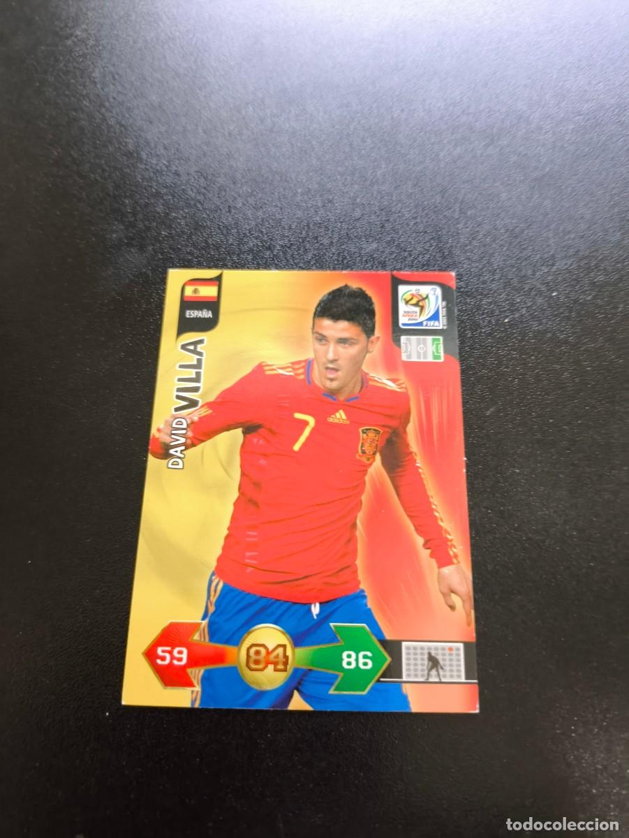 Cromos de F&uacute;tbol: DAVID VILLA BARCELONA ESPA&Ntilde;A ADRENALYN XL MUNDIAL SOUTH AFRICA 2010 WORLD CUP PANINI LIGA ESTE