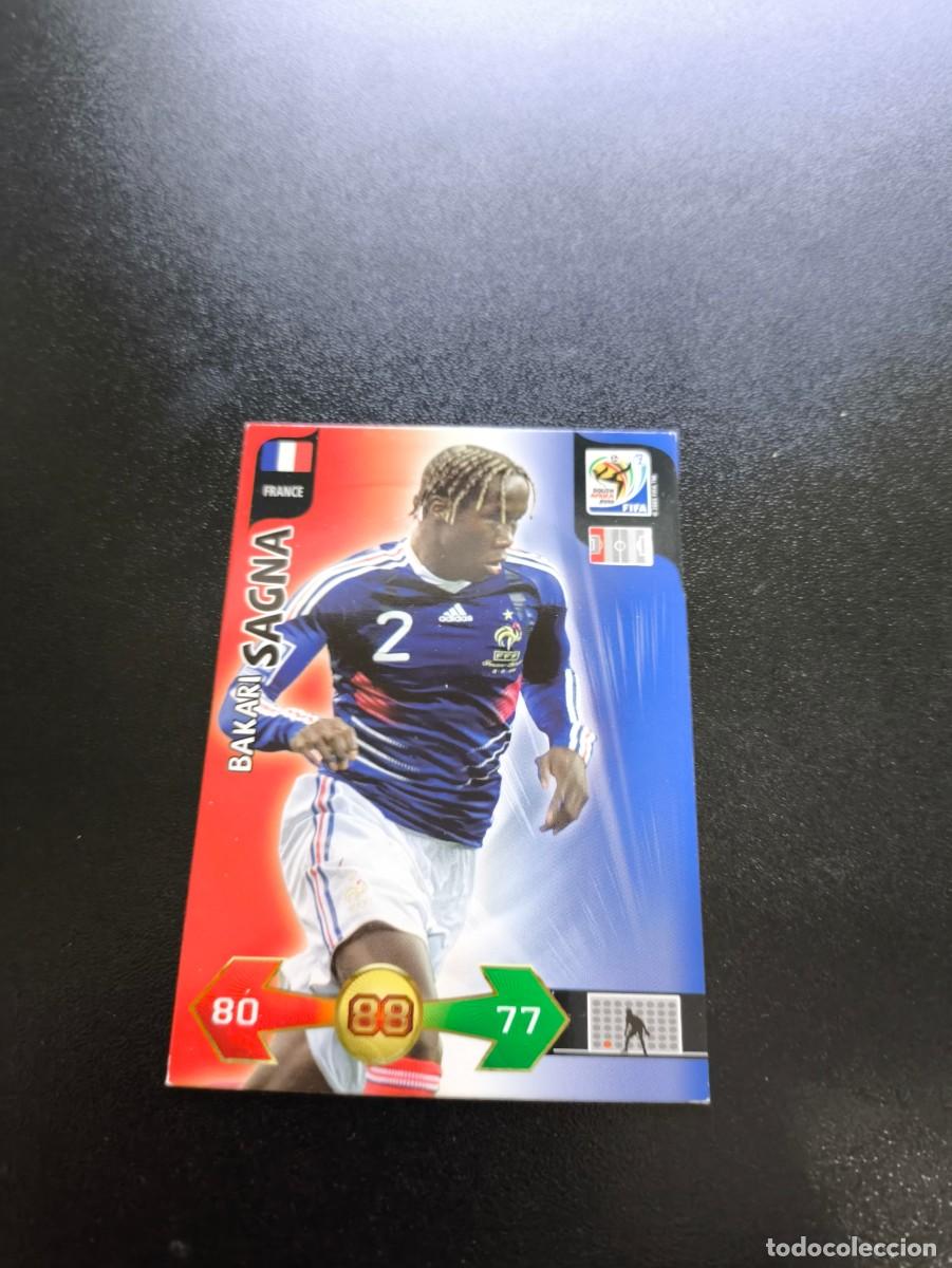 Cromos de F&uacute;tbol: Bacary Sagna FRANCIA FRANCE ADRENALYN XL MUNDIAL SOUTH AFRICA 2010 WORLD CUP PANINI LIGA ESTE
