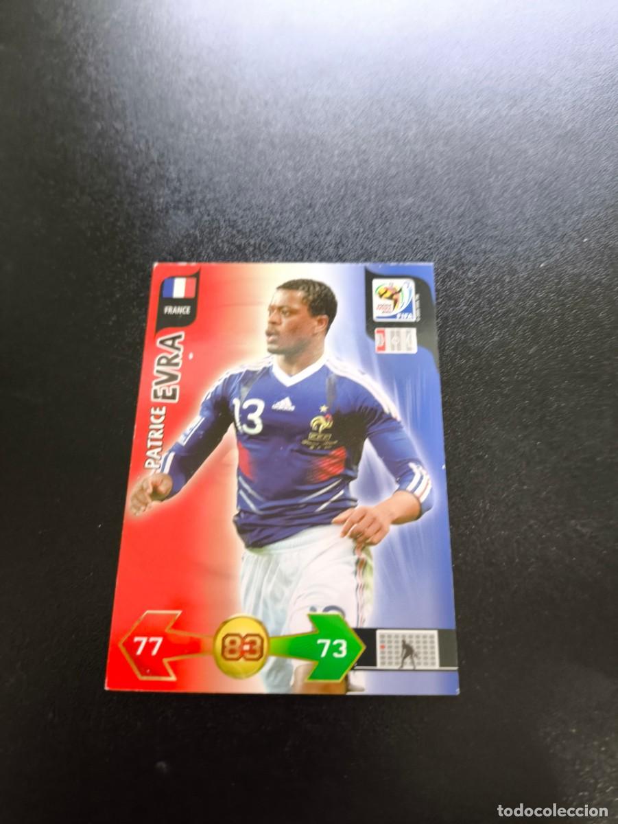 Cromos de F&uacute;tbol: Patrice Evra FRANCIA FRANCE ADRENALYN XL MUNDIAL SOUTH AFRICA 2010 WORLD CUP PANINI LIGA ESTE