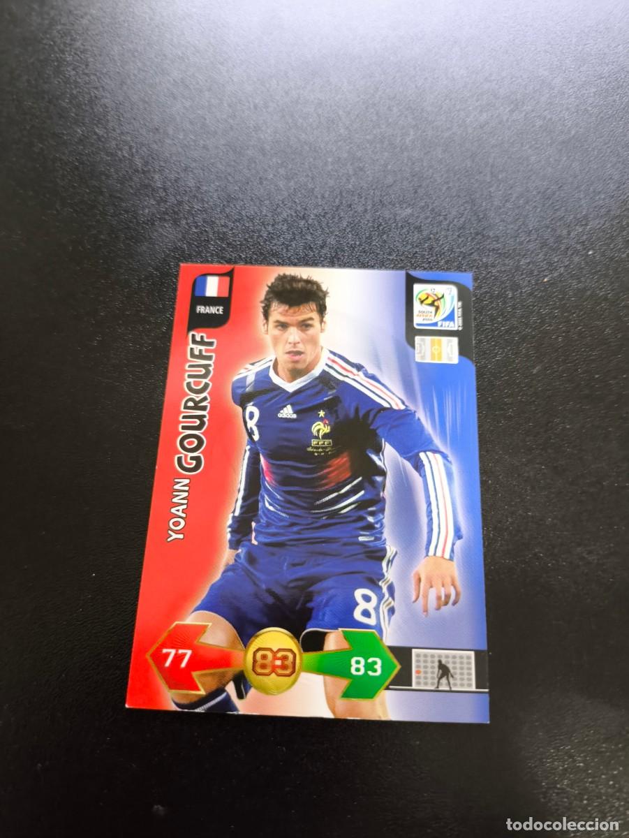 Cromos de F&uacute;tbol: Yoann Gourcuff FRANCE FRANCIA ADRENALYN XL MUNDIAL SOUTH AFRICA 2010 WORLD CUP PANINI LIGA ESTE