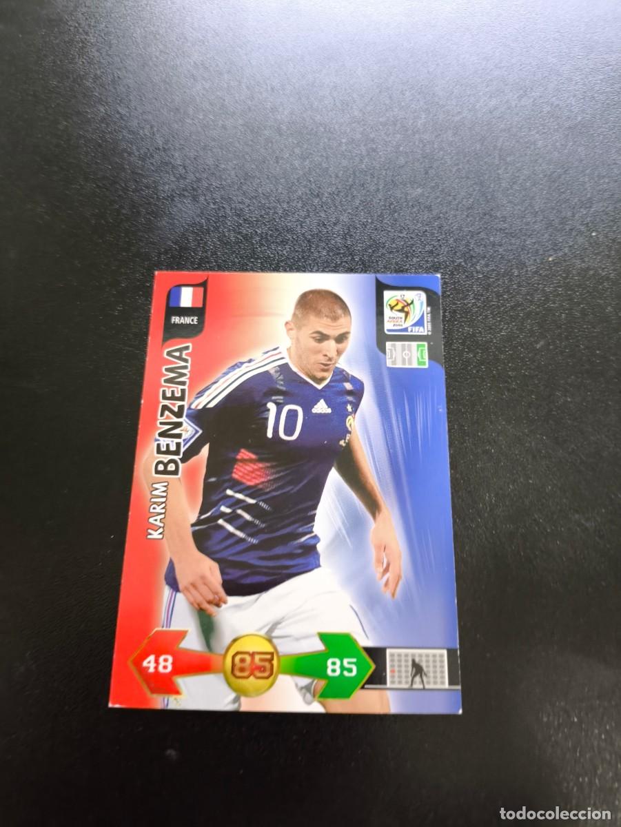 Cromos de F&uacute;tbol: Karim Benzema REAL MADRID FRANCIA ADRENALYN XL MUNDIAL SOUTH AFRICA 2010 WORLD CUP PANINI LIGA ESTE