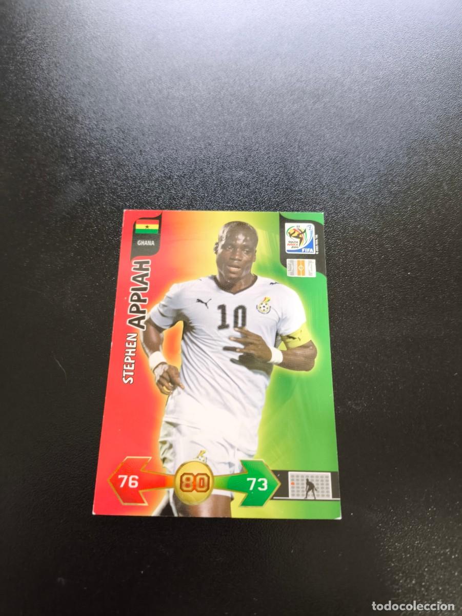 Cromos de F&uacute;tbol: Stephen Appiah GHANA ADRENALYN XL MUNDIAL SOUTH AFRICA 2010 WORLD CUP PANINI LIGA ESTE