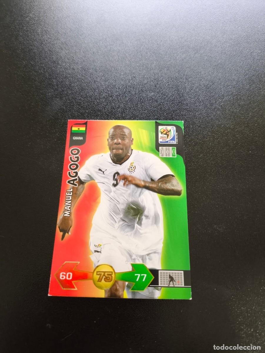 Cromos de F&uacute;tbol: Manuel Agogo GHANA ADRENALYN XL MUNDIAL SOUTH AFRICA 2010 WORLD CUP PANINI LIGA ESTE