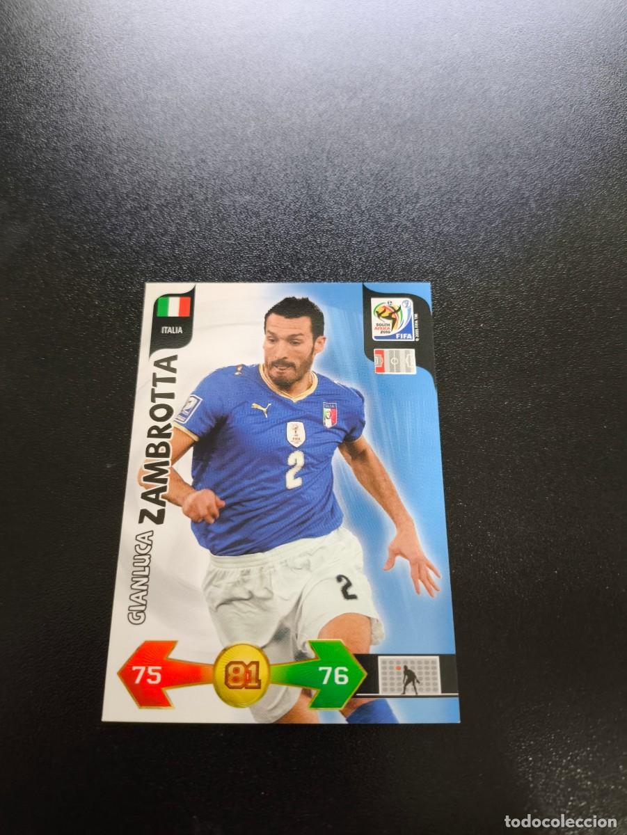 Cromos de Futebol: Gianluca Zambrotta ITALIA ITALY ADRENALYN XL MUNDIAL SOUTH AFRICA 2010 WORLD CUP PANINI LIGA ESTE