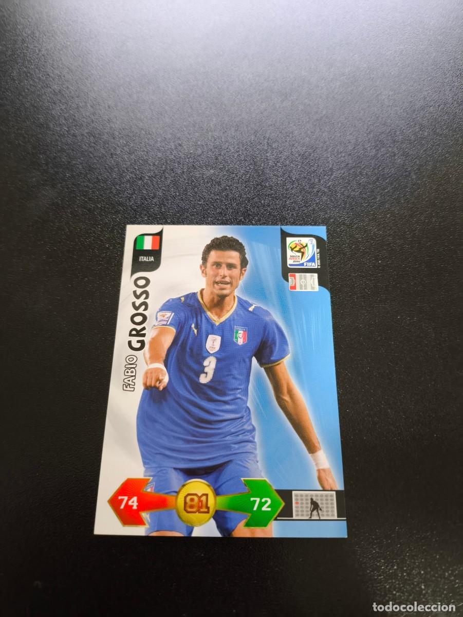 Cromos de Futebol: Fabio Grosso ITALIA ITALY ADRENALYN XL MUNDIAL SOUTH AFRICA 2010 WORLD CUP PANINI LIGA ESTE
