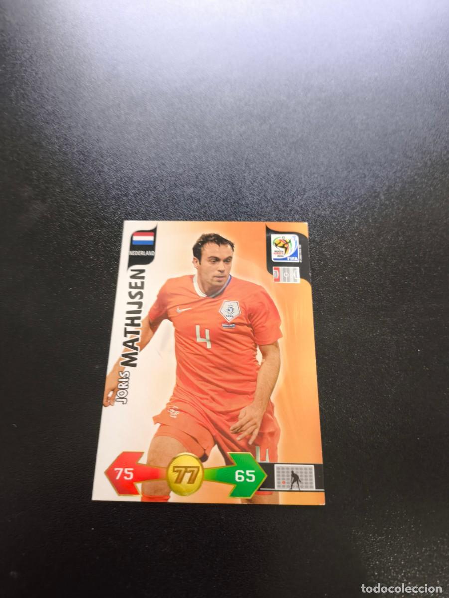 Cromos de F&uacute;tbol: Joris Mathijsen UK VERSION HOLANDA ADRENALYN XL MUNDIAL SOUTH AFRICA 2010 WORLD CUP PANINI LIGA ESTE