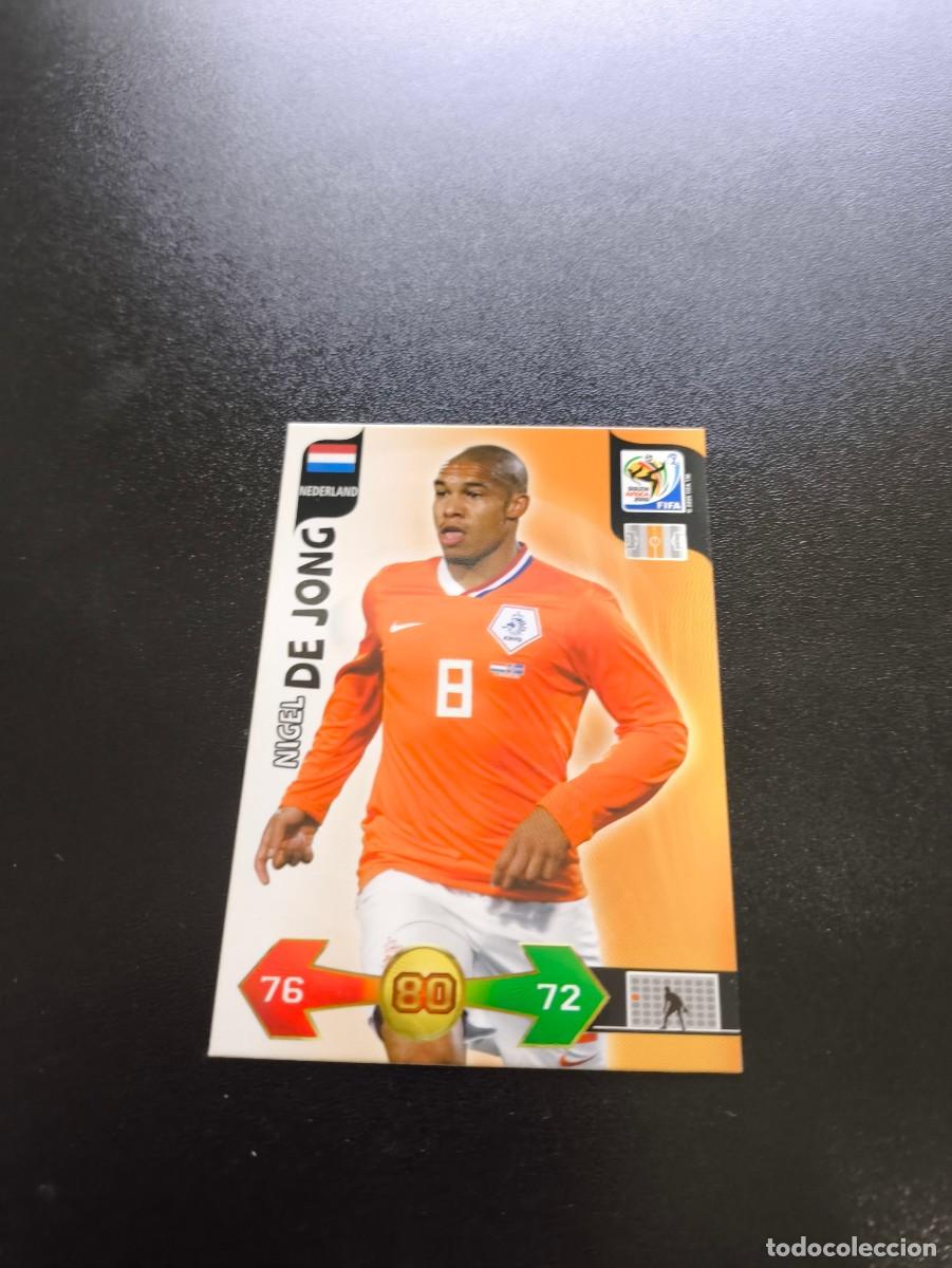 Cromos de F&uacute;tbol: Nigel de Jong HOLANDA ADRENALYN XL MUNDIAL SOUTH AFRICA 2010 WORLD CUP PANINI LIGA ESTE