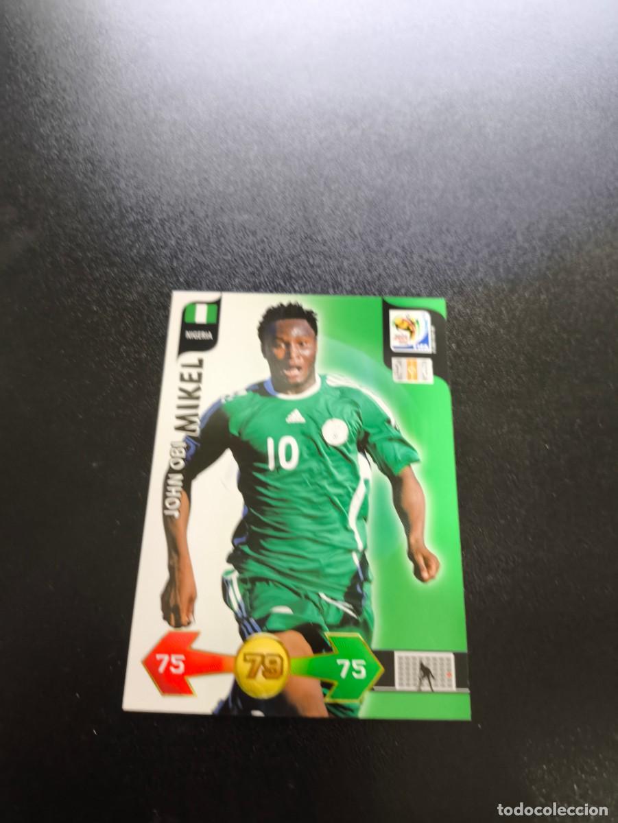 Cromos de F&uacute;tbol: John Obi Mikel NIGERIA ADRENALYN XL MUNDIAL SOUTH AFRICA 2010 WORLD CUP PANINI LIGA ESTE
