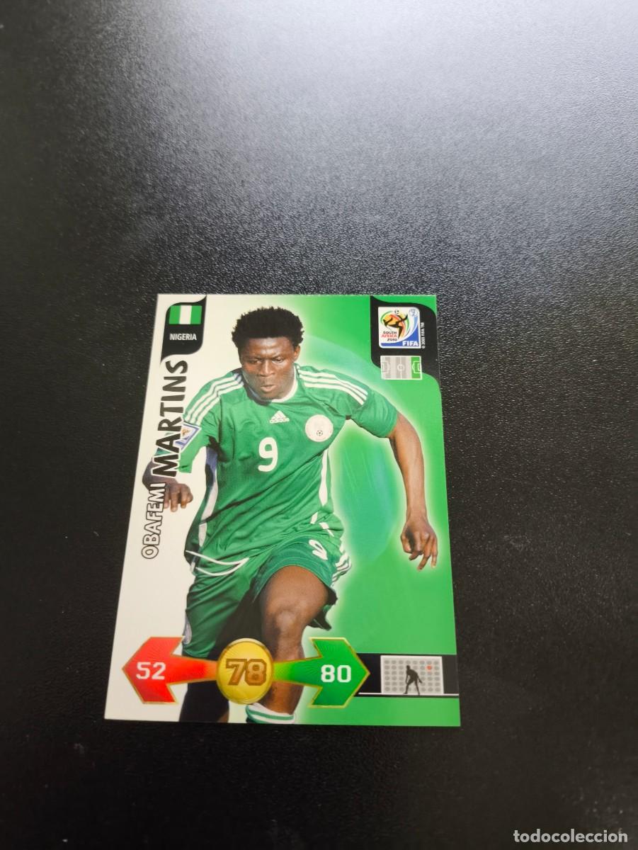 Cromos de F&uacute;tbol: Obafemi Martins NIGERIA ADRENALYN XL MUNDIAL SOUTH AFRICA 2010 WORLD CUP PANINI LIGA ESTE