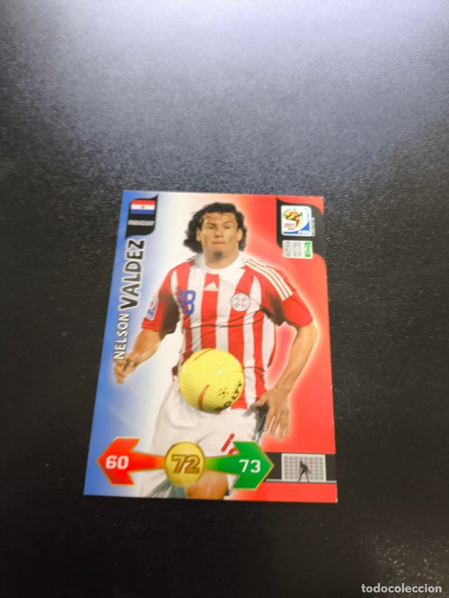 Cromos de F&uacute;tbol: Nelson Valdez PARAGUAY ADRENALYN XL MUNDIAL SOUTH AFRICA 2010 WORLD CUP PANINI LIGA ESTE