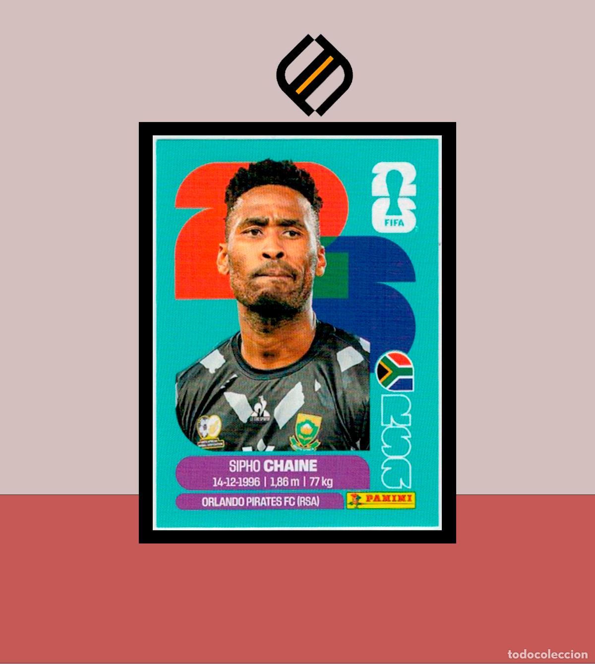 Cromos de F&uacute;tbol: PANINI FIFA CLUB WORLD CUP 2026 26 RSA 3 SIPHO CHAINE SUDAFRICA STICKER LIGA MUNDIAL MEX CAN USA