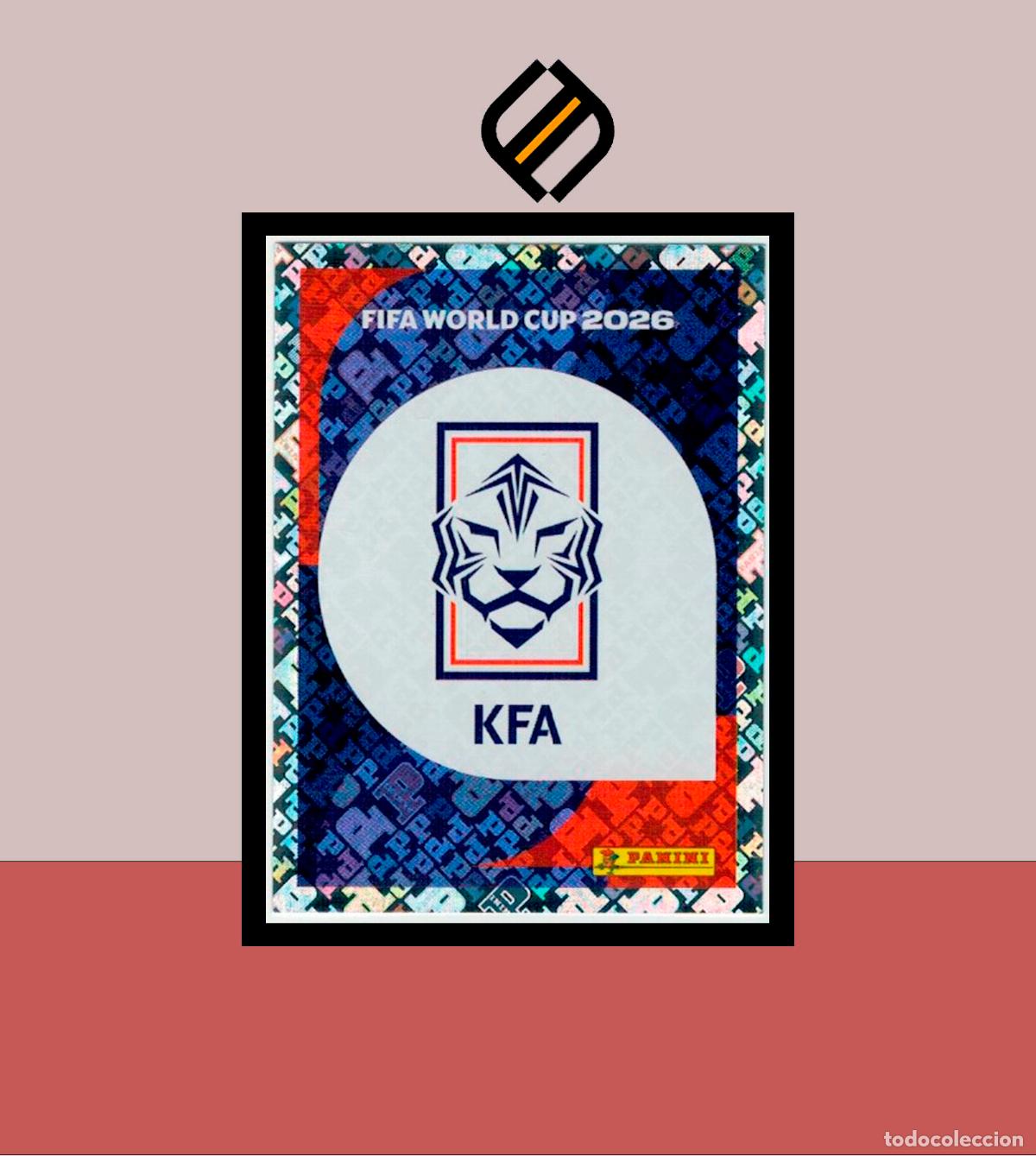 Cromos de F&uacute;tbol: PANINI FIFA CLUB WORLD CUP 2026 26 KOR 1 ESCUDO KOREA STICKER MUNDIAL MEX CAN USA