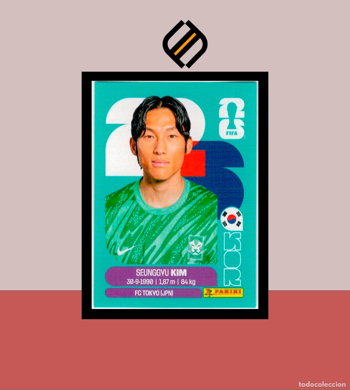 Cromos de F&uacute;tbol: PANINI FIFA CLUB WORLD CUP 2026 26 KOR 3 SEUNGGYU KIM KOREA STICKER MUNDIAL MEX CAN USA