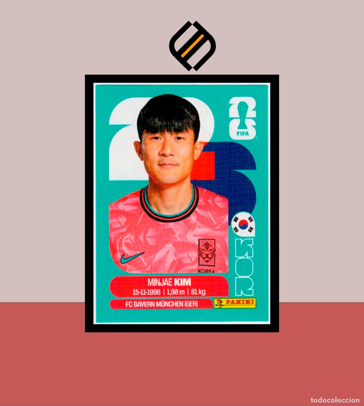 Cromos de F&uacute;tbol: PANINI FIFA CLUB WORLD CUP 2026 26 KOR 4 MINJAE KIM KOREA STICKER MUNDIAL MEX CAN USA