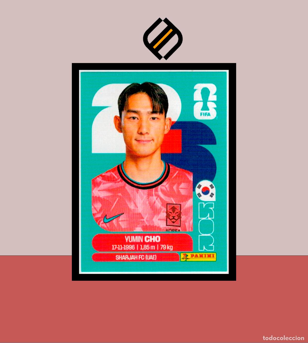 Cromos de F&uacute;tbol: PANINI FIFA CLUB WORLD CUP 2026 26 KOR 5 YUMIN CHO KOREA SUR STICKER MUNDIAL MEX CAN USA