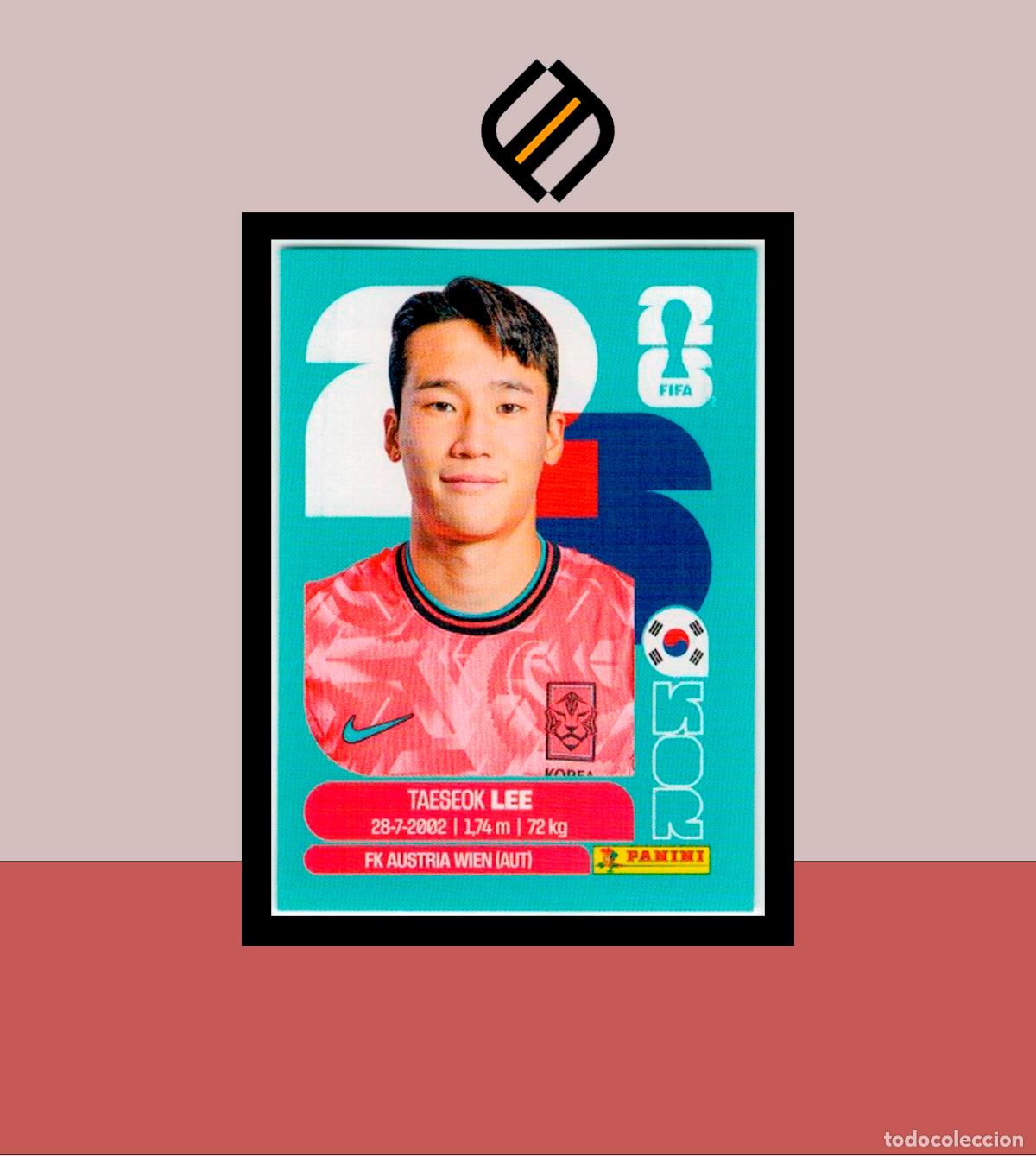 Cromos de F&uacute;tbol: PANINI FIFA CLUB WORLD CUP 2026 26 KOR 8 TAESEOK LEE KOREA SUR STICKER MUNDIAL MEX CAN USA
