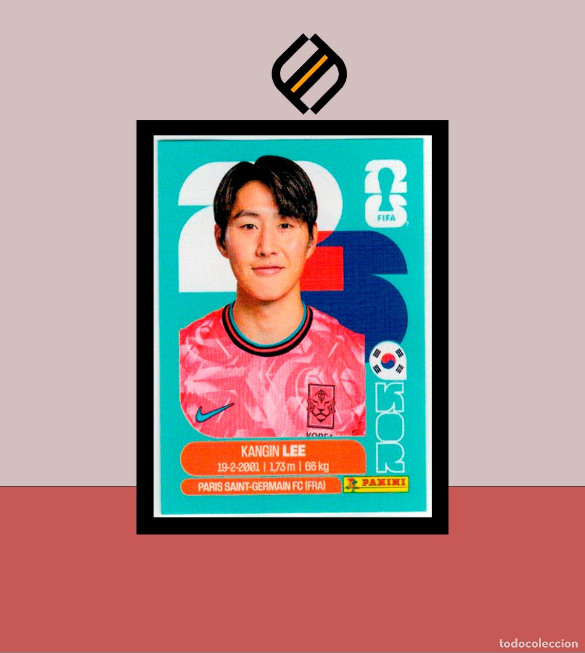 Cromos de F&uacute;tbol: PANINI FIFA CLUB WORLD CUP 2026 26 KOR 12 KANGIN LEE KOREA SUR STICKER MUNDIAL MEX CAN USA