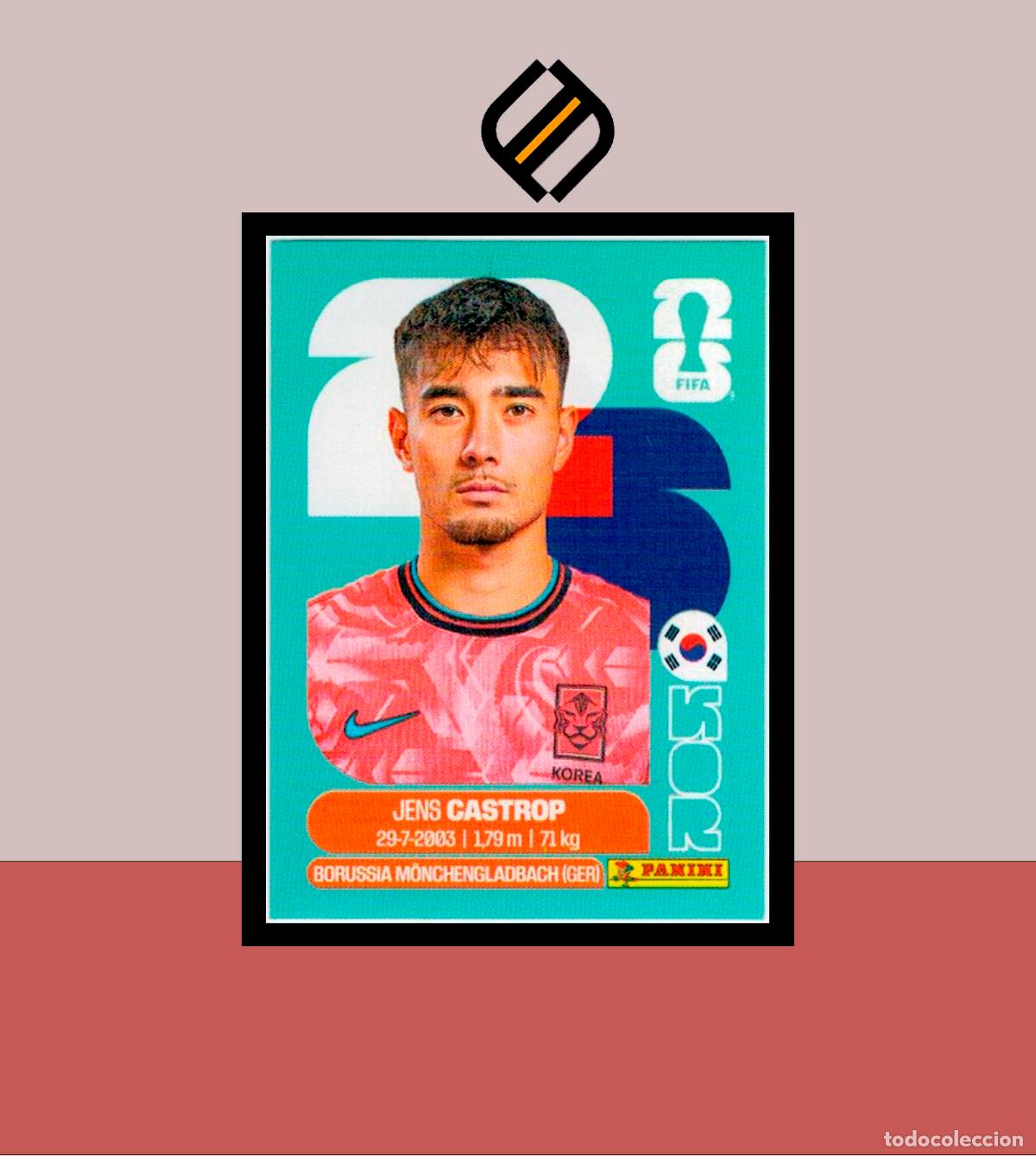 Cromos de F&uacute;tbol: PANINI FIFA CLUB WORLD CUP 2026 26 KOR 15 JENS CASTROP KOREA SUR STICKER MUNDIAL MEX CAN USA