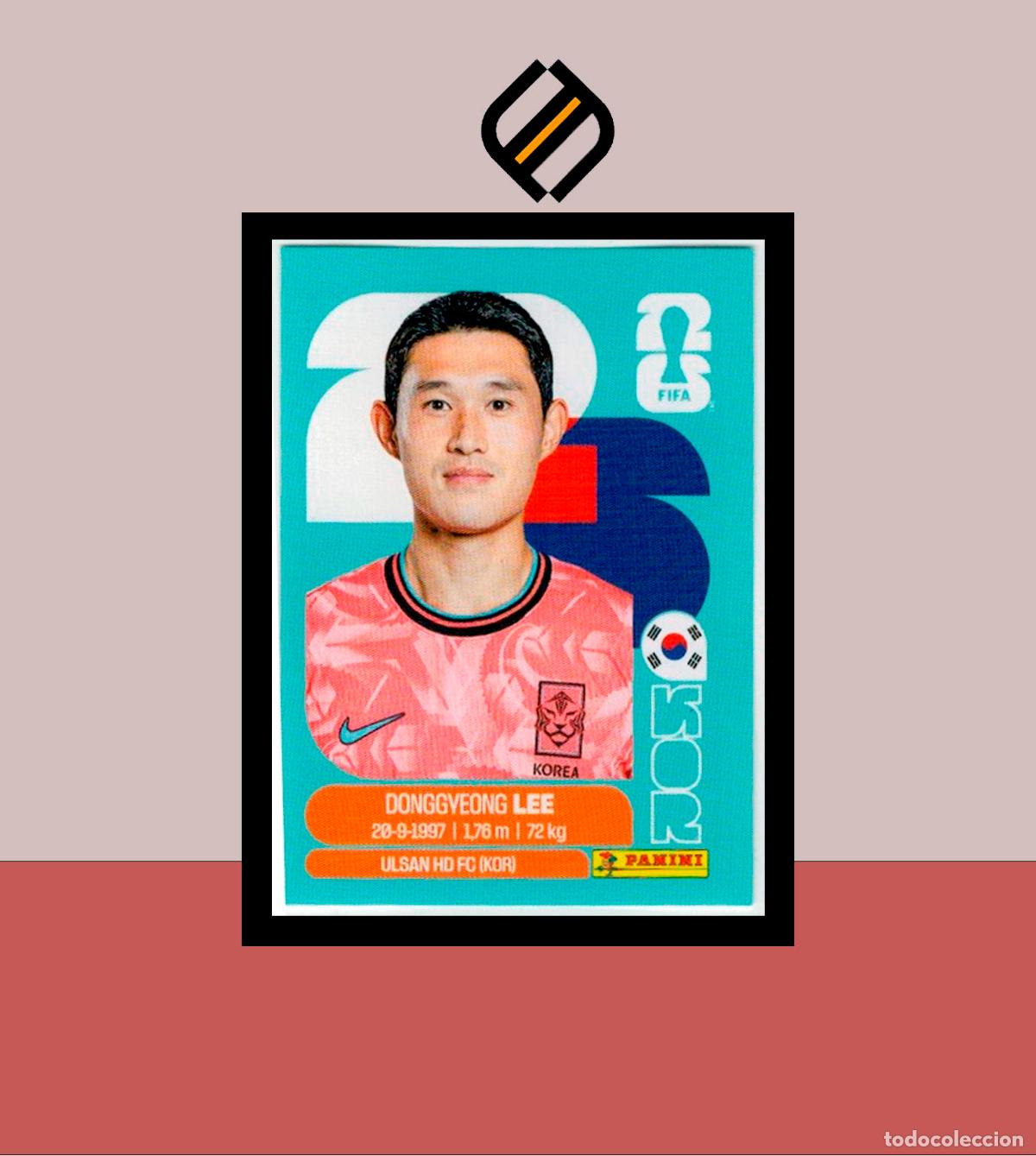 Cromos de F&uacute;tbol: PANINI FIFA CLUB WORLD CUP 2026 26 KOR 16 DONGGYEONG LEE KOREA SUR STICKER MUNDIAL MEX CAN USA