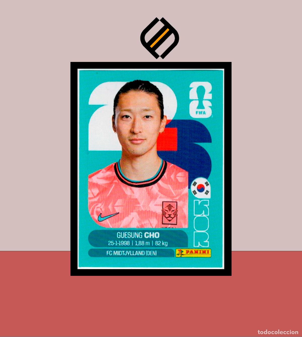 Cromos de F&uacute;tbol: PANINI FIFA CLUB WORLD CUP 2026 26 KOR 17 GUESUNG CHO KOREA SUR STICKER MUNDIAL MEX CAN USA