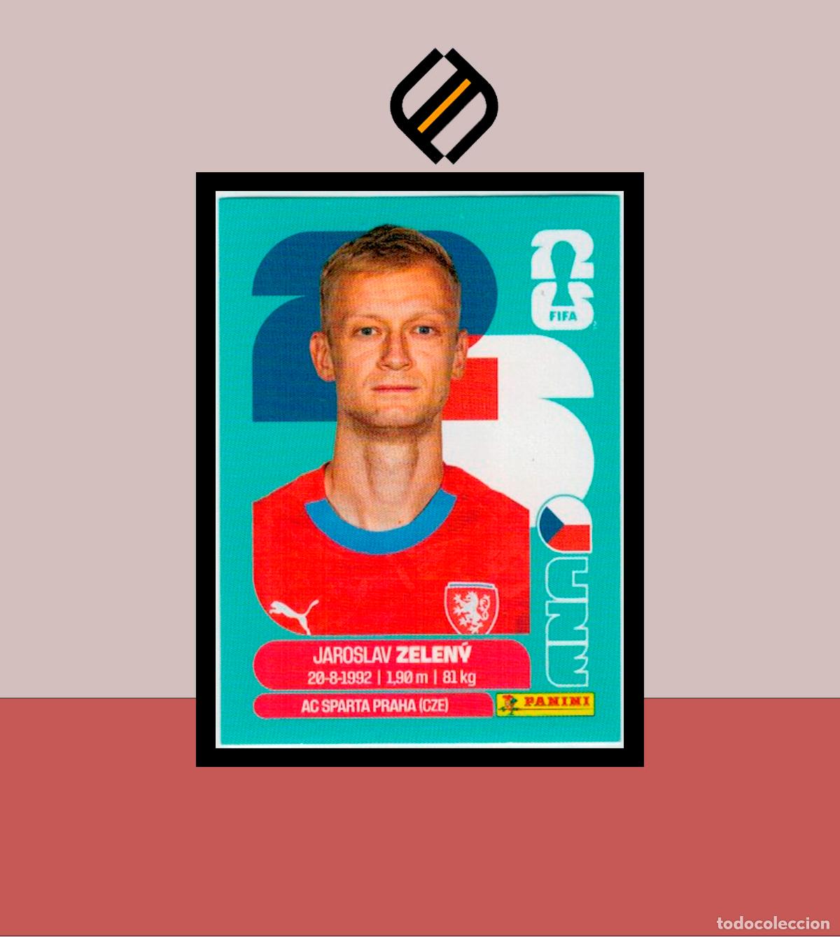 Cromos de F&uacute;tbol: PANINI FIFA CLUB WORLD CUP 2026 26 CZE 6 JAROSLAV ZELEN&Yacute; REPUBLICA CHECA STICKER MUNDIAL MEX CAN USA