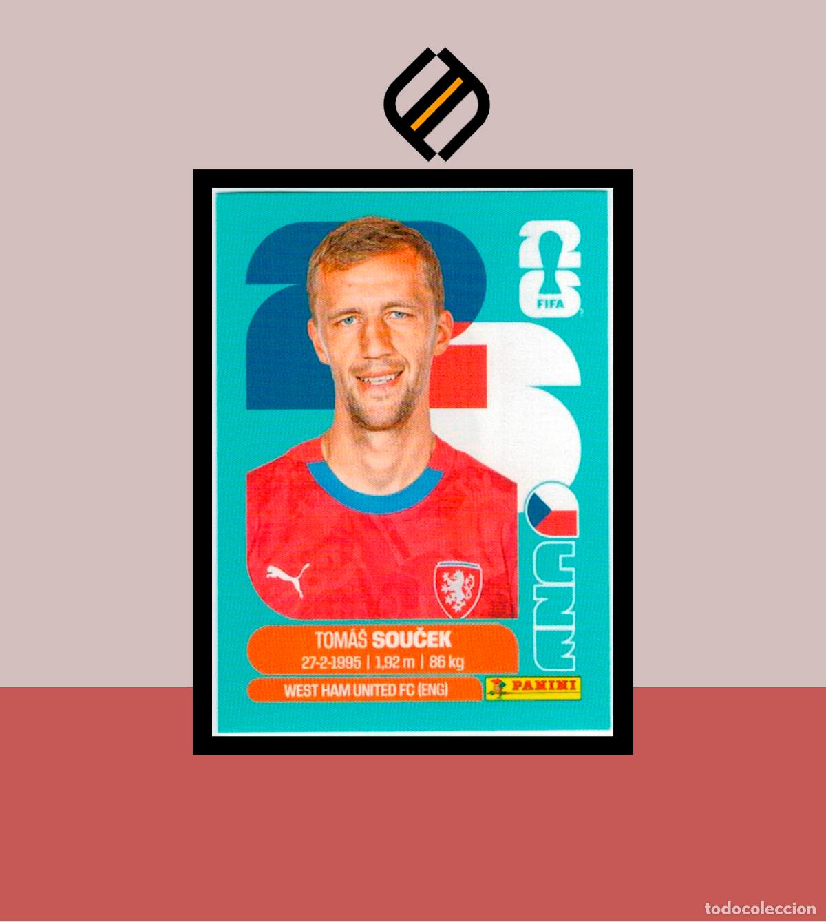 Cromos de F&uacute;tbol: PANINI FIFA CLUB WORLD CUP 2026 26 CZE 12 TOM&Aacute;S SOUCEK REPUBLICA CHECA STICKER MUNDIAL MEX CAN USA