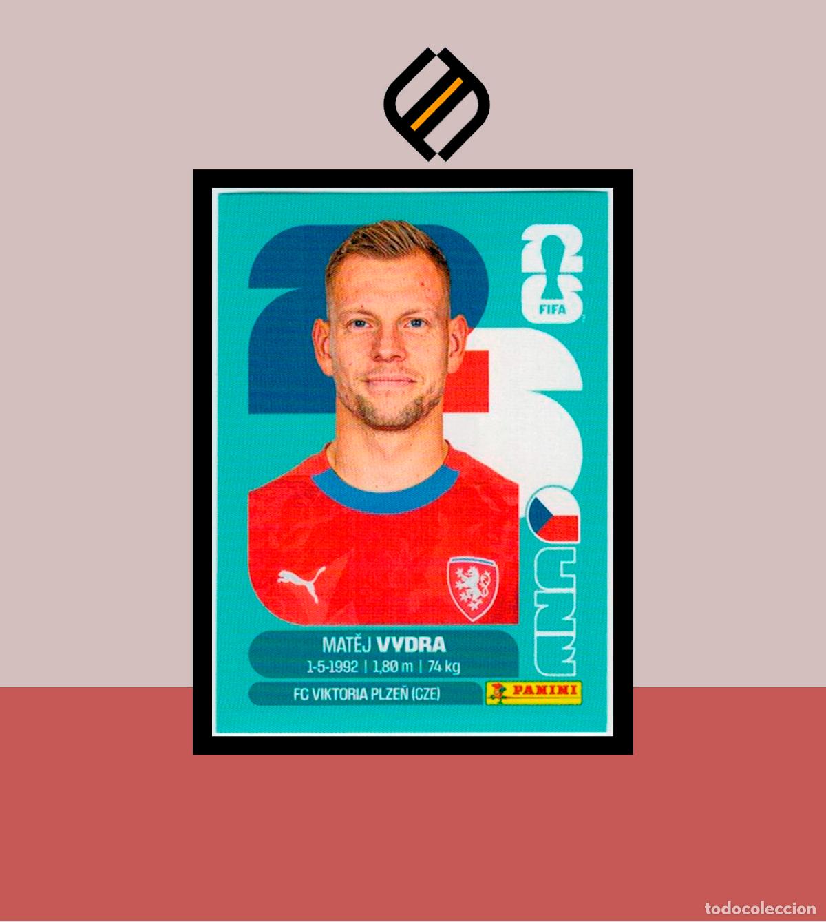 Cromos de F&uacute;tbol: PANINI FIFA CLUB WORLD CUP 2026 26 CZE 15 MATEJ VYDRA REPUBLICA CHECA STICKER MUNDIAL MEX CAN USA