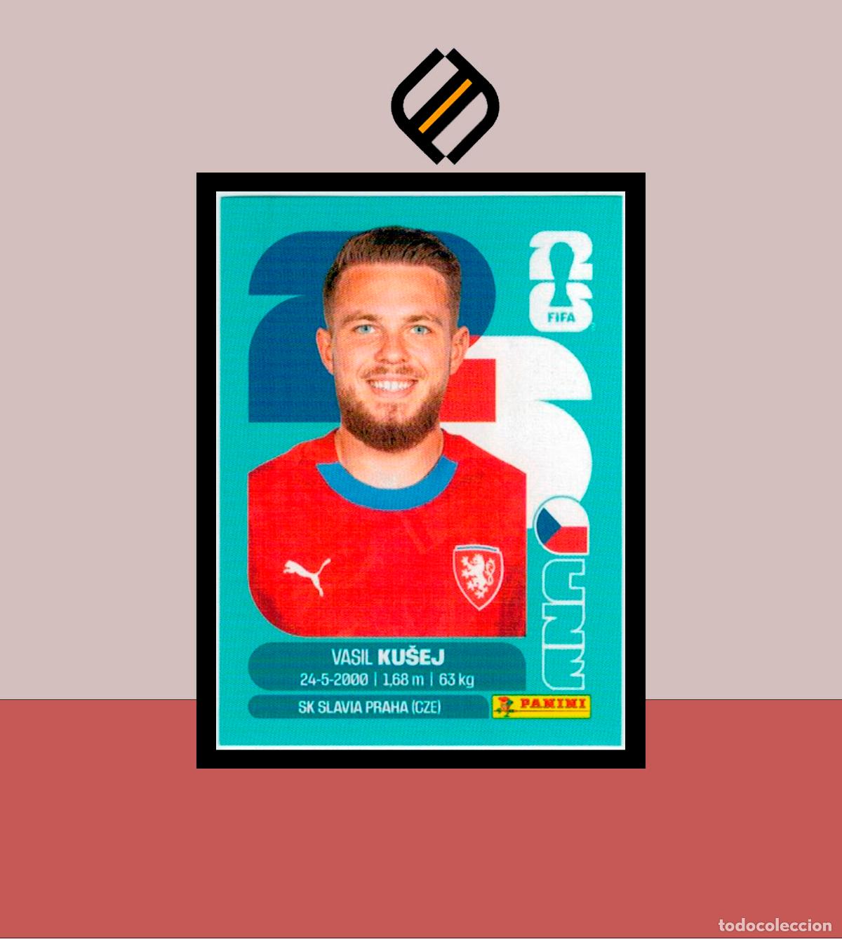 Cromos de F&uacute;tbol: PANINI FIFA CLUB WORLD CUP 2026 26 CZE 16 VASIL KUSEJ REPUBLICA CHECA STICKER MUNDIAL MEX CAN USA