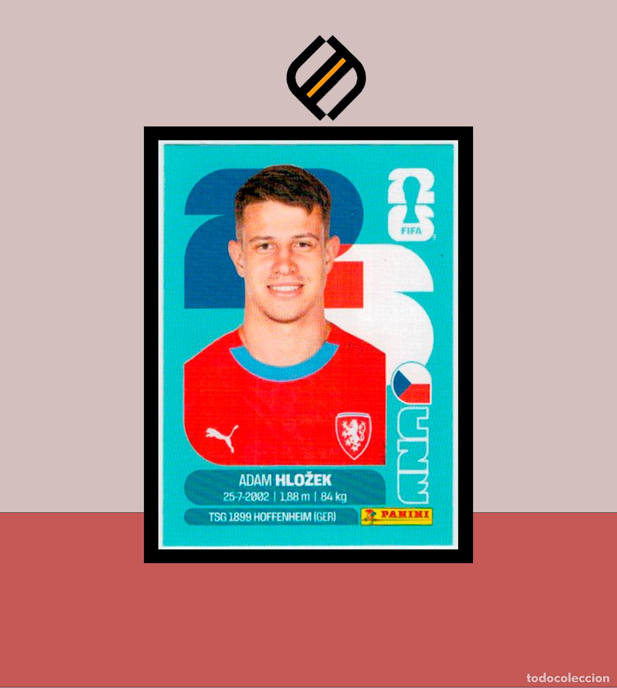 Cromos de F&uacute;tbol: PANINI FIFA CLUB WORLD CUP 2026 26 CZE 19 ADAM HLOZEK REPUBLICA CHECA STICKER MUNDIAL MEX CAN USA