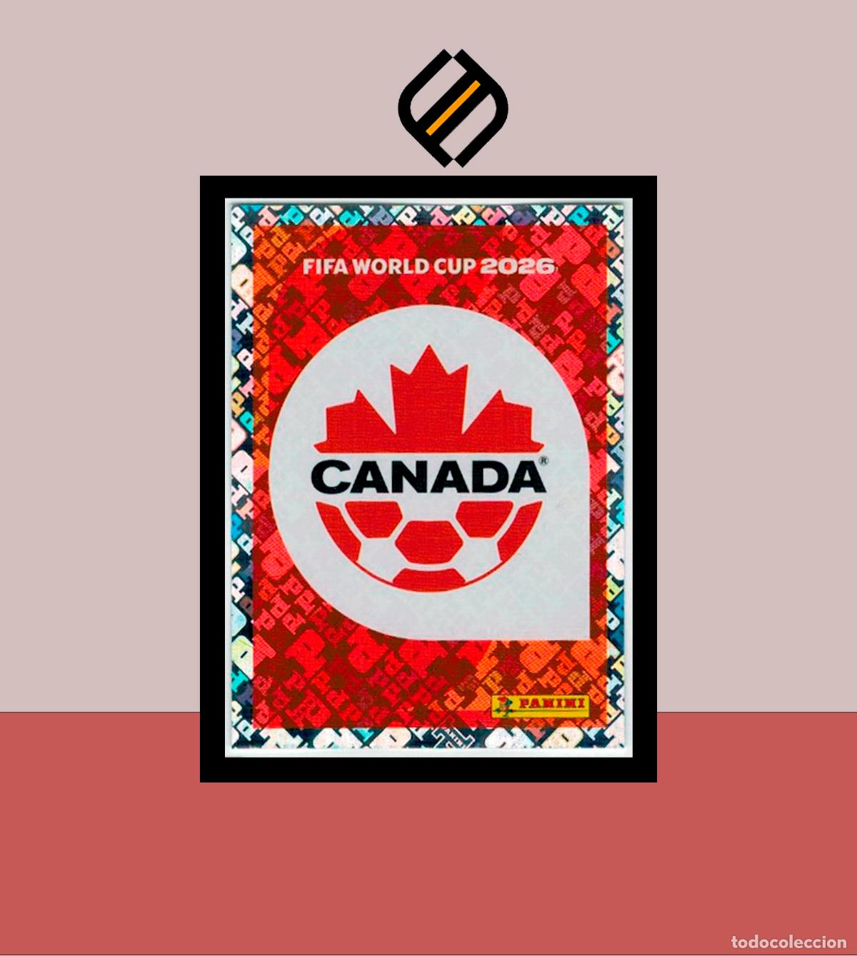 Cromos de F&uacute;tbol: PANINI FIFA CLUB WORLD CUP 2026 26 CAN 1 ESCUDO CANAD&Aacute; STICKER MUNDIAL MEX CAN USA LIGA