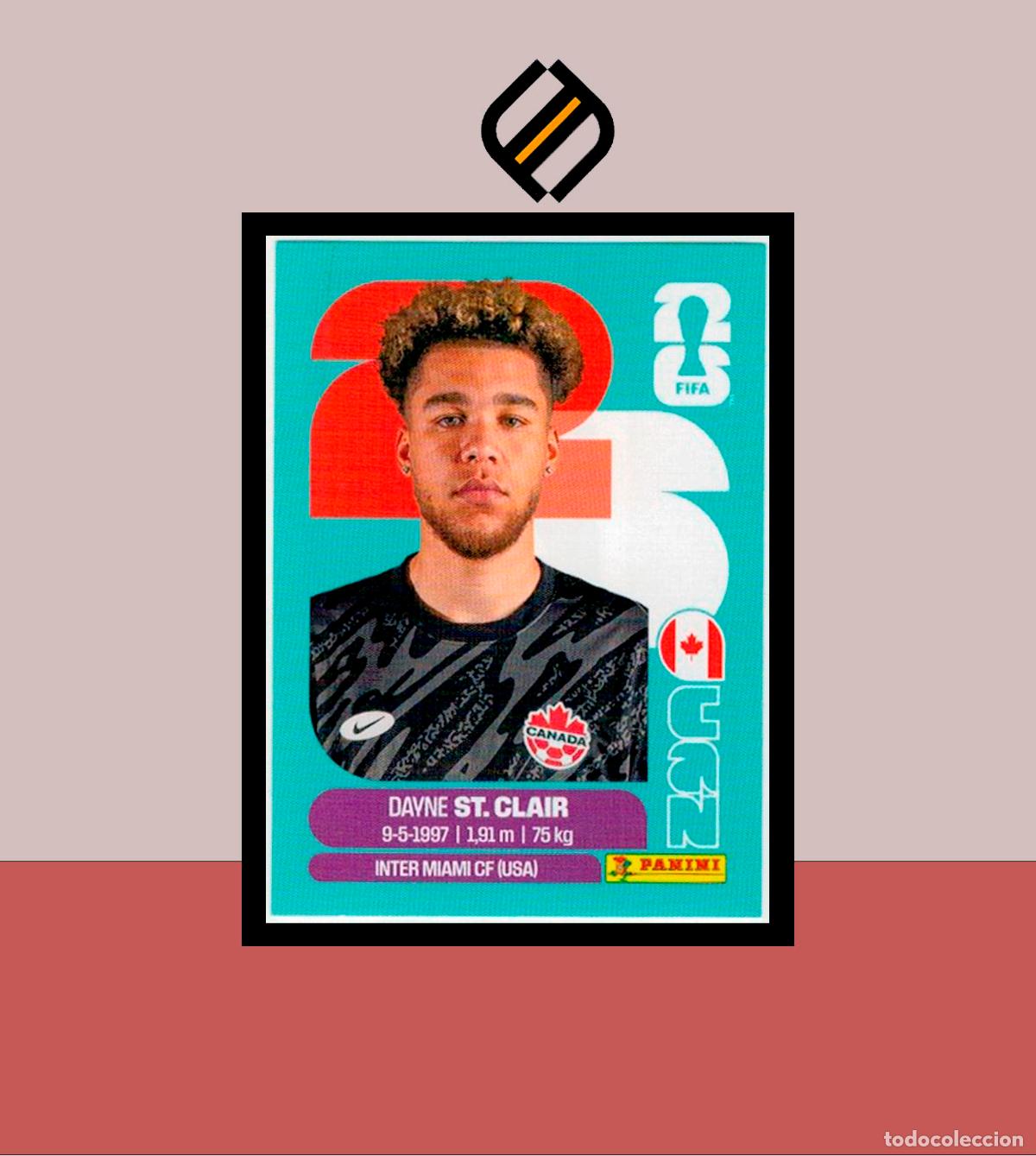Cromos de F&uacute;tbol: PANINI FIFA CLUB WORLD CUP 2026 26 CAN 2 DAYNE ST. CLAIR CANAD&Aacute; STICKER MUNDIAL MEX CAN USA LIGA